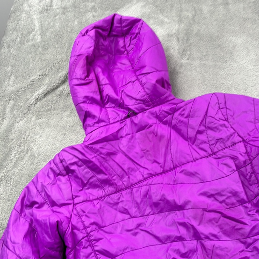 LL Bean 14/16 Purple Blue Lightweight Full Zip Hooded Jacket - Picture 10 of 16